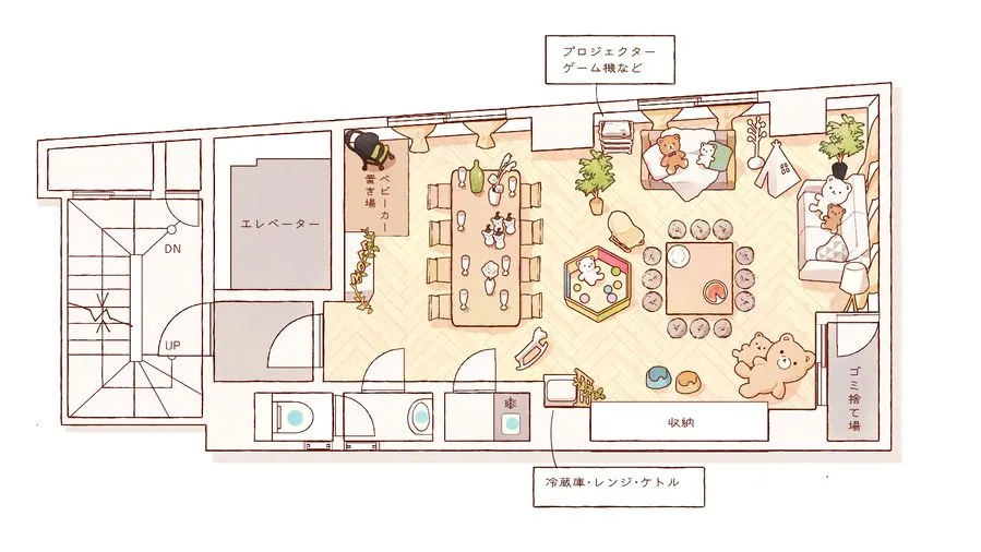 Moff Room フロアマップ